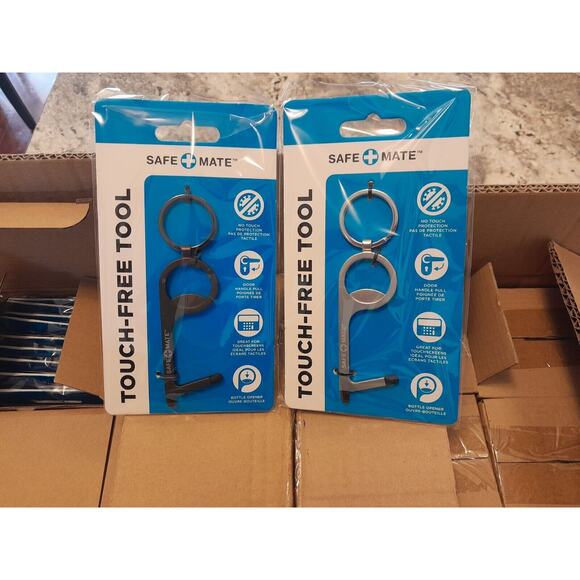 SAFE-MATE -80 KEYS TOTAL Touchless Door Keyring **Only **$12.99 + SHIPPING. - Picture 1 of 11